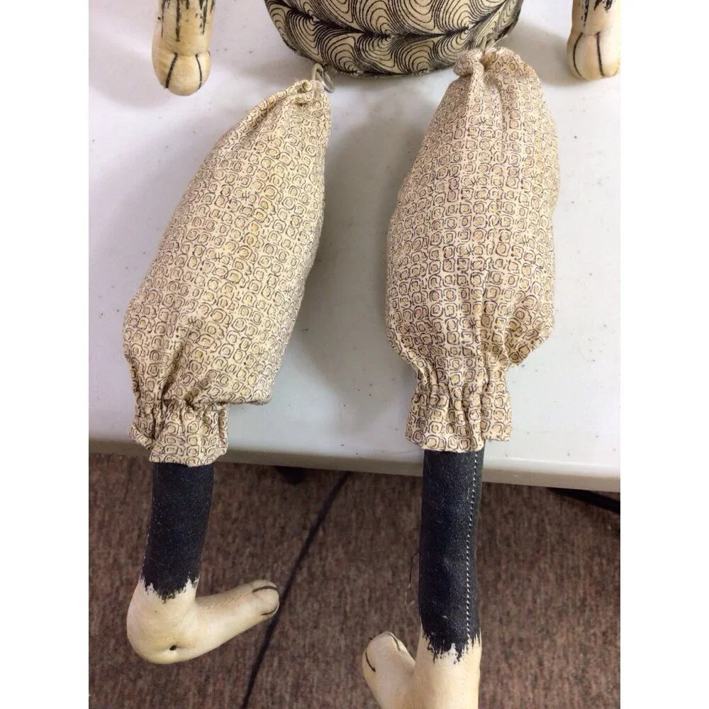 Country Folk Art Primitive Cat Doll 17 inches